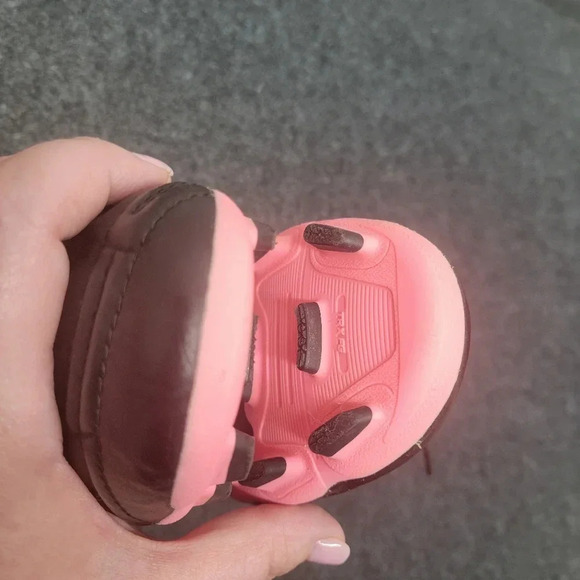 Adidas Q21025 Male Youth Soccer Cleats Black White Pink US 2 1/2 - Picture 8 of 15